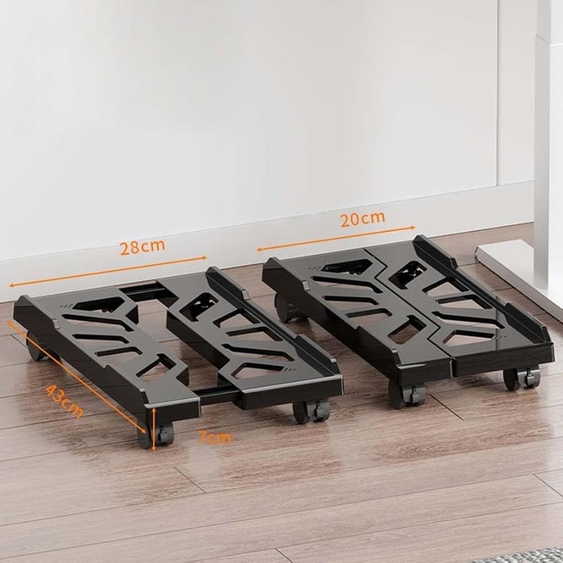 Black Desktop Computer Stand For Enhanced Cooling And Space Optimization - Image 4